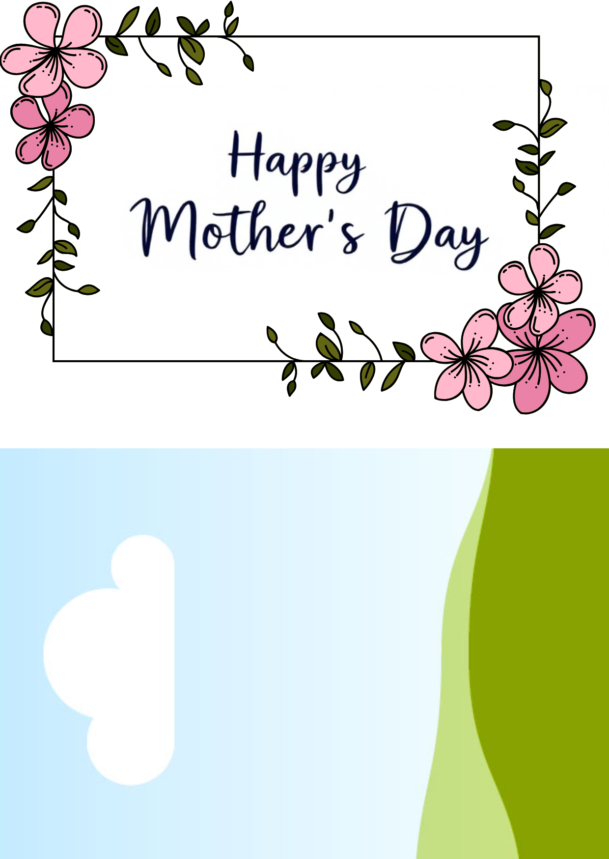 Happy Mothers Day, Landscape Photo